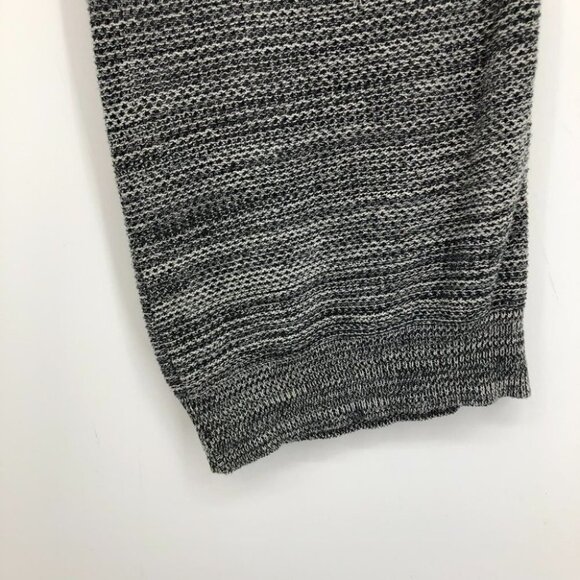 IRO Paris Grey Yarn plunging V neck sleeveless bodycon knit mini dress size  2 - Picture 11 of 14